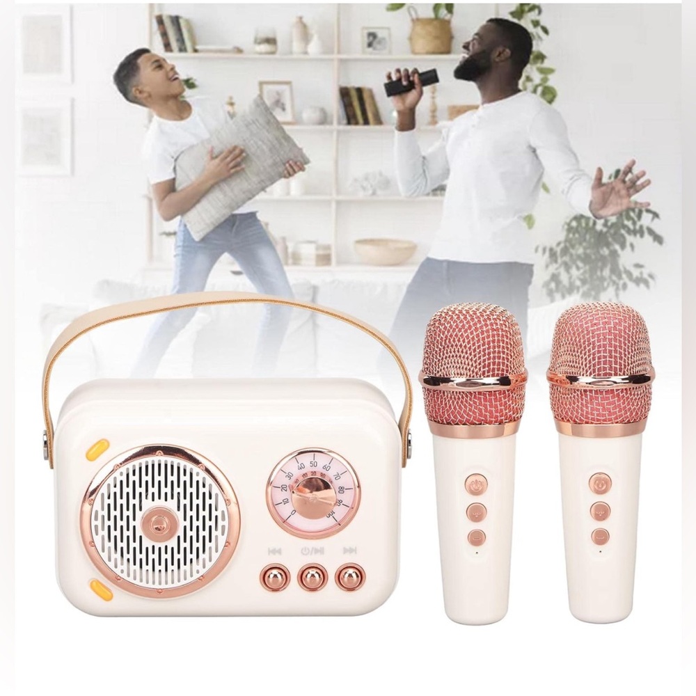 Karaoke Machine, 6 Modes Portable Full Frequency Speaker PA Speaker System